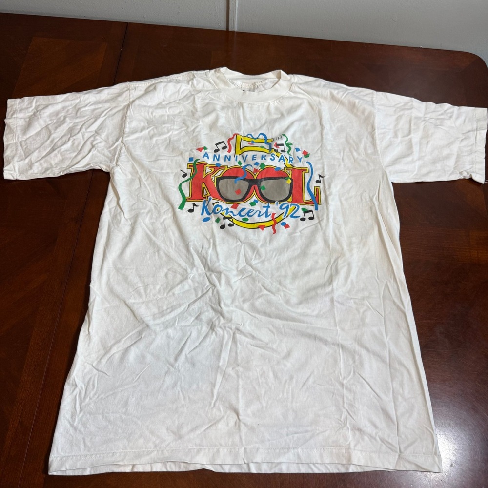 Vintage 92‎ Kool Koncert 5th Anniversary T-Shirt XXL Denver Radio promo
